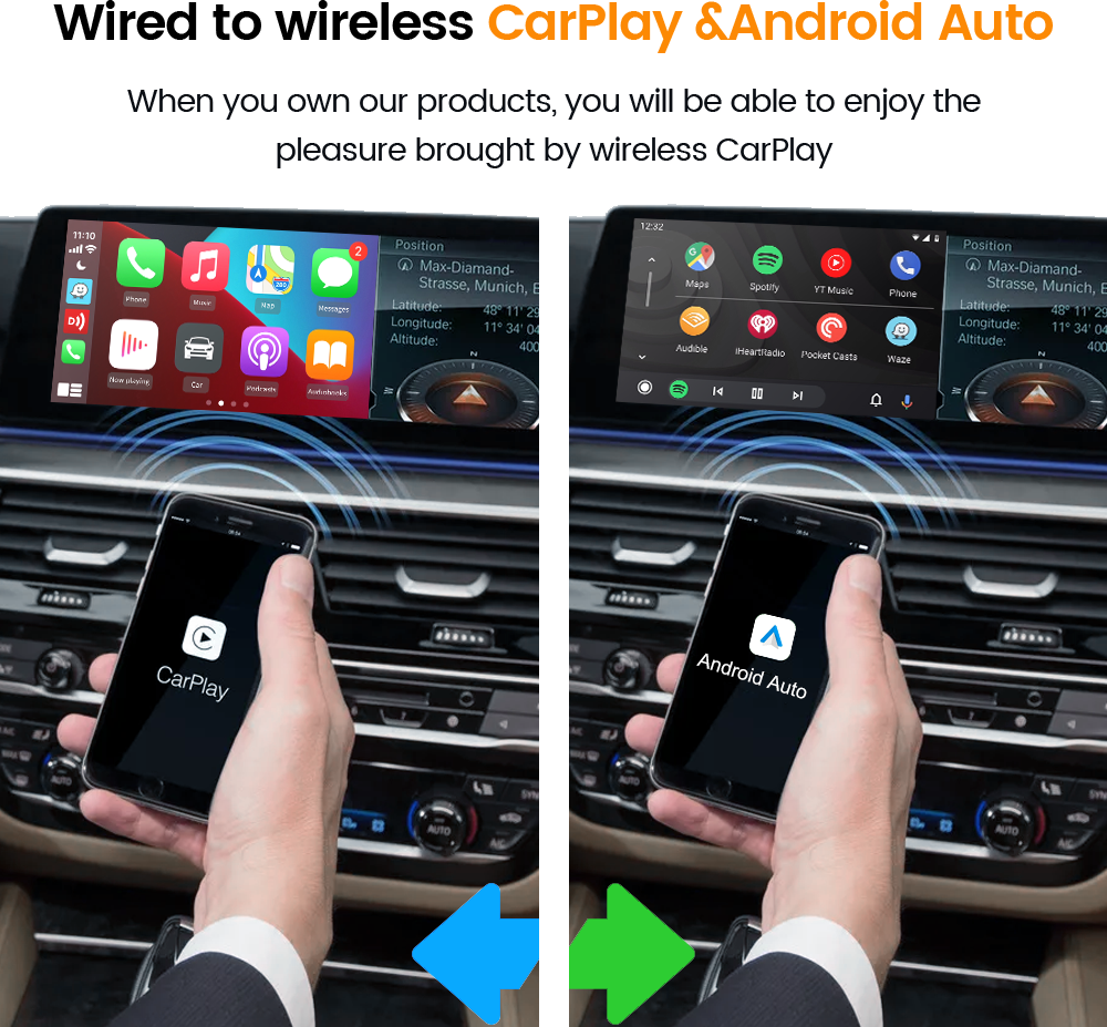 ApplePie Mini 2.0 EVO Carplay Ai Box Android 9.0 4+64G Car Smart Box AI  996N APM888 Apple Pie mini